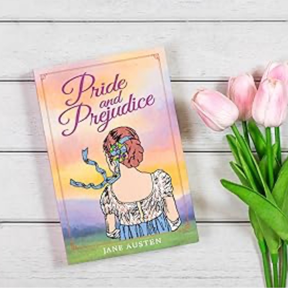 Pride and Prejudice Book with Pastel Cover